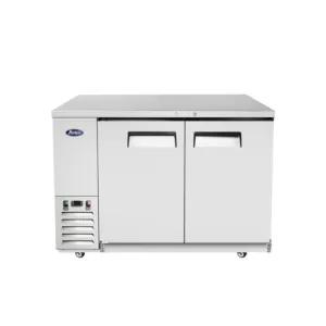 Atosa 48″ Shallow Depth Back Bar Cooler Two Door - SBB48GRAUS1