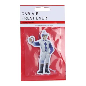 Blue Standing Jockey V2 Air Freshener