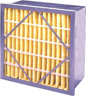 Flanders Merv 10 55% Standard Rigid Synthetic Air Filter With Header 20X24X12 Inch