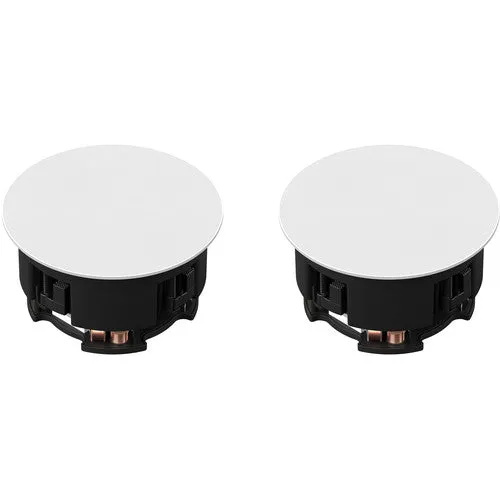 IN STOCK! Sonos by Sonance INCLGWW1 Architectural 6-1/2" Passive 2-Way In-Ceiling Speakers (Pair) White