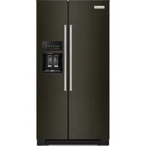 KitchenAid Side x Side Fridge (KRSC703HBS) - Black Stainless