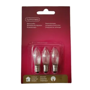 Lumineo Warm White 34V 3W Clear Spear Bulbs Candle Bridge