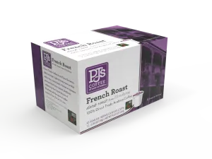 PJ's French Roast Single Serve Cups (12 Count)