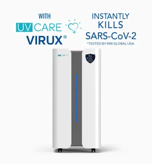 UV Care Super Air Cleaner Pro 2 w/ Medical Grade HEPA Filter & ViruX Patented Technology